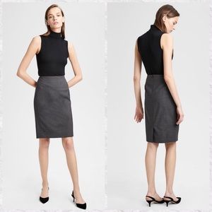 Theory Stretch Wool Edition Pencil Skirt
